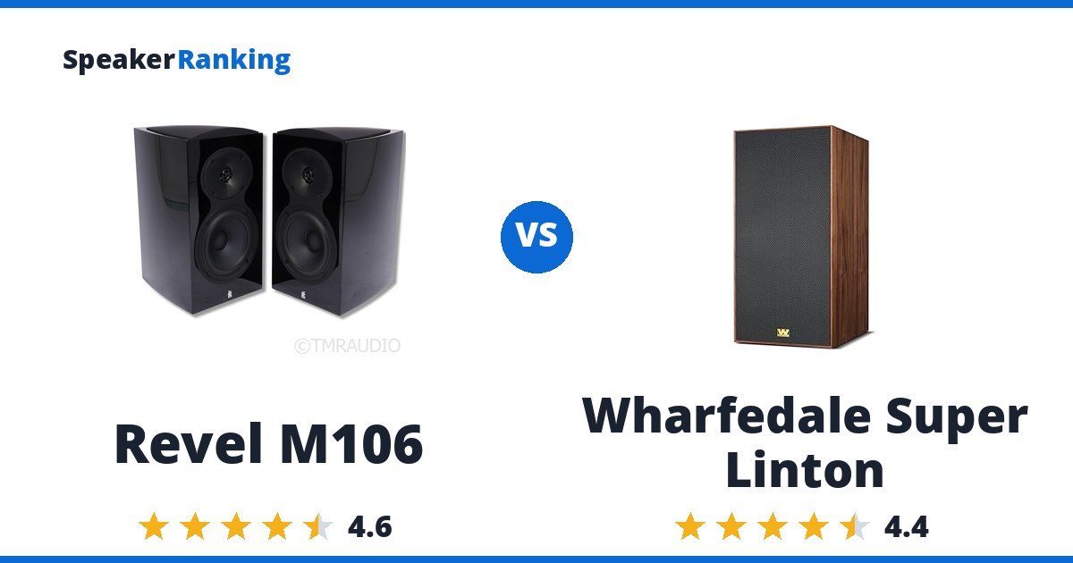 Revel M106 vs Wharfedale Super Linton