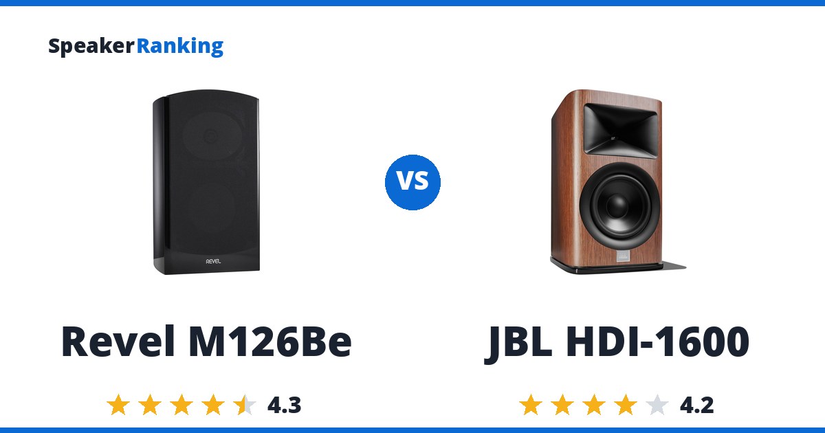 Revel M126Be vs JBL HDI-1600
