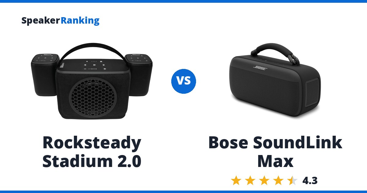 Rocksteady Stadium 2.0 vs Bose SoundLink Max