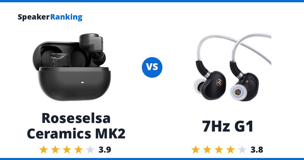 Roseselsa Ceramics MK2 vs 7Hz G1