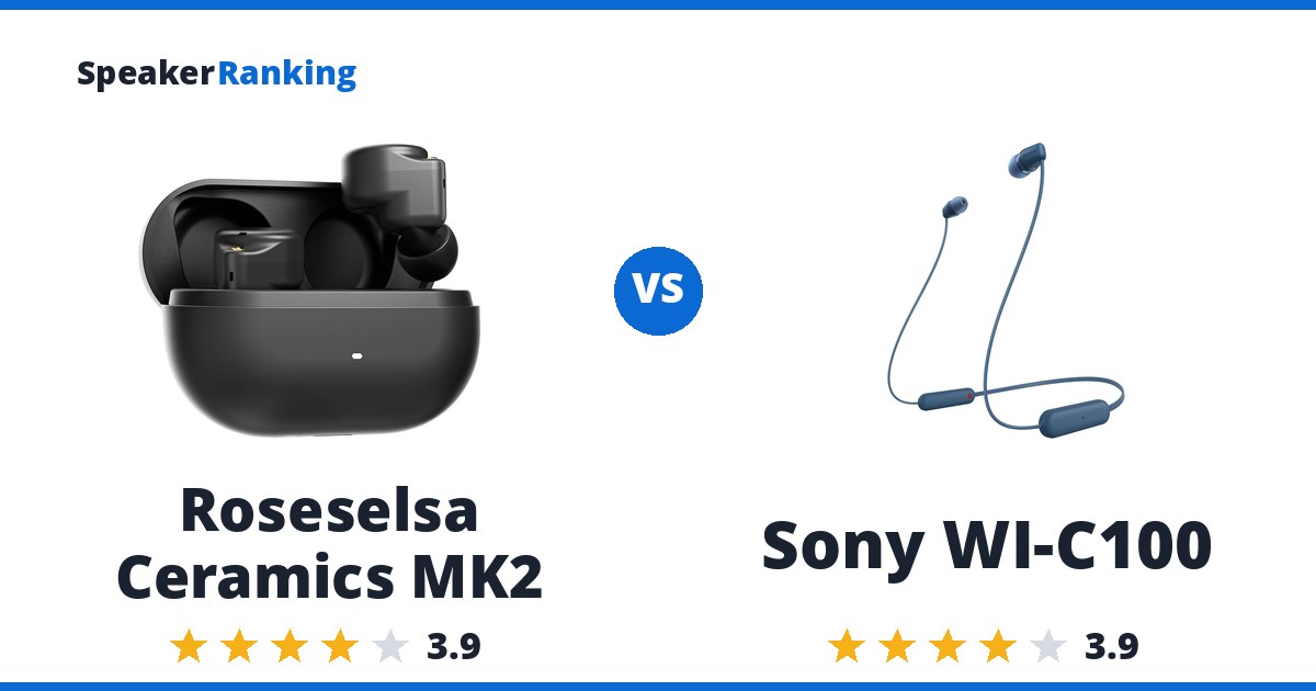 Roseselsa Ceramics MK2 vs Sony WI-C100