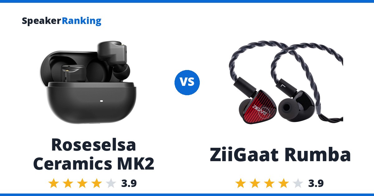 Roseselsa Ceramics MK2 vs ZiiGaat Rumba