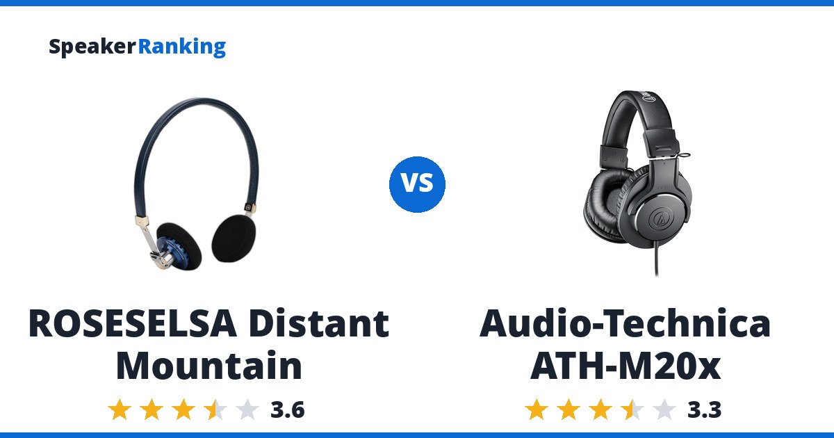 ROSESELSA Distant Mountain vs Audio-Technica ATH-M20x