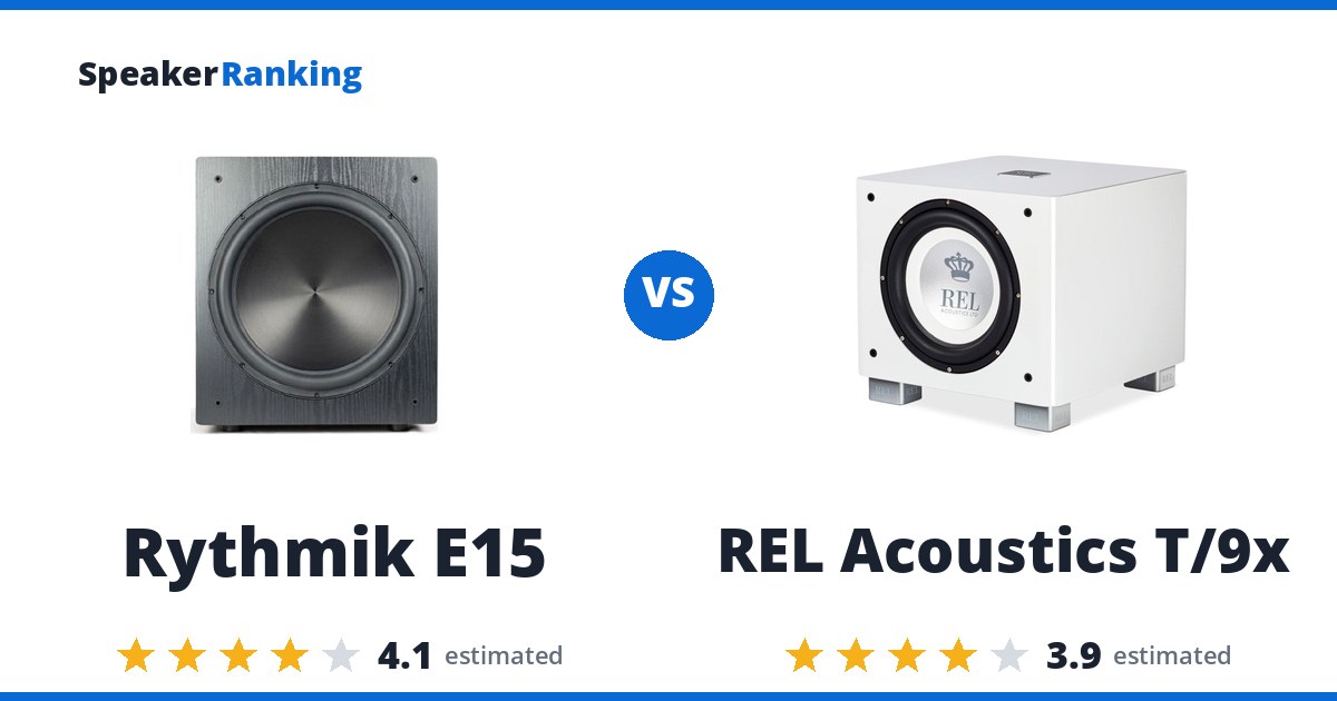 Rythmik E15 vs REL Acoustics T/9x