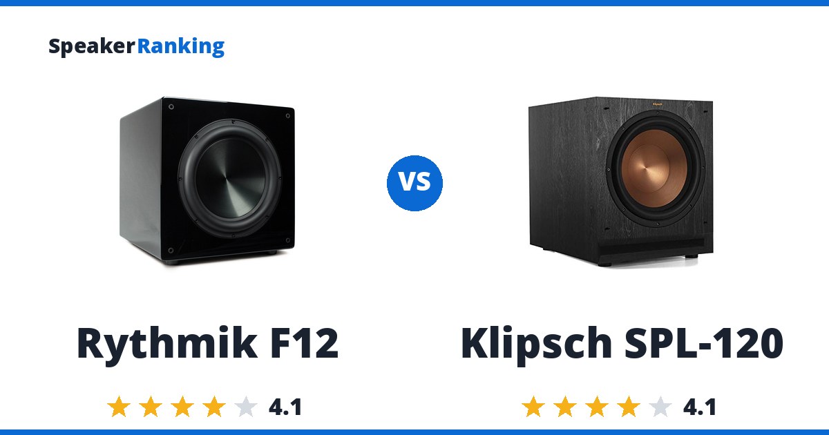 Rythmik F12 vs Klipsch SPL-120