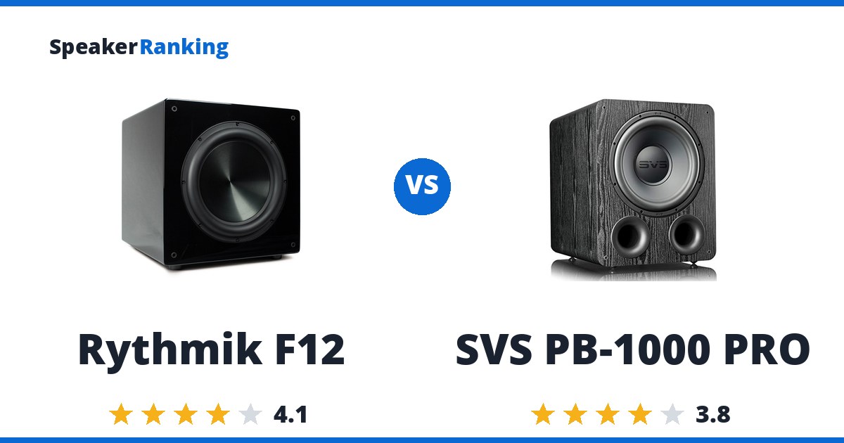 Rythmik F12 vs SVS PB-1000 PRO