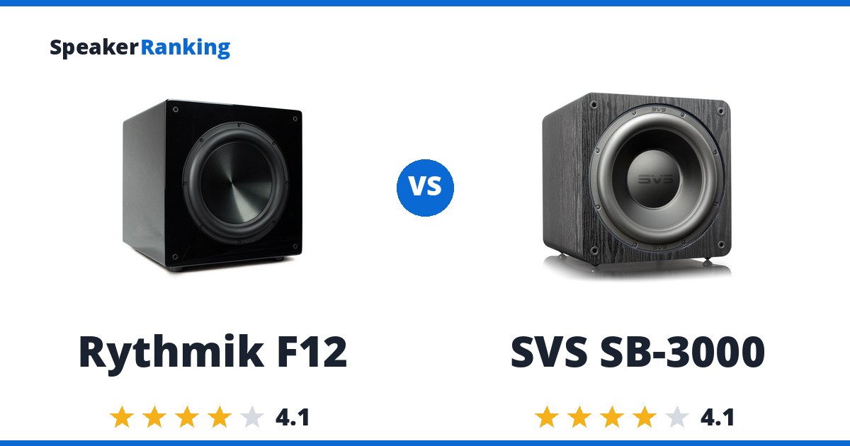 Rythmik F12 vs SVS SB-3000