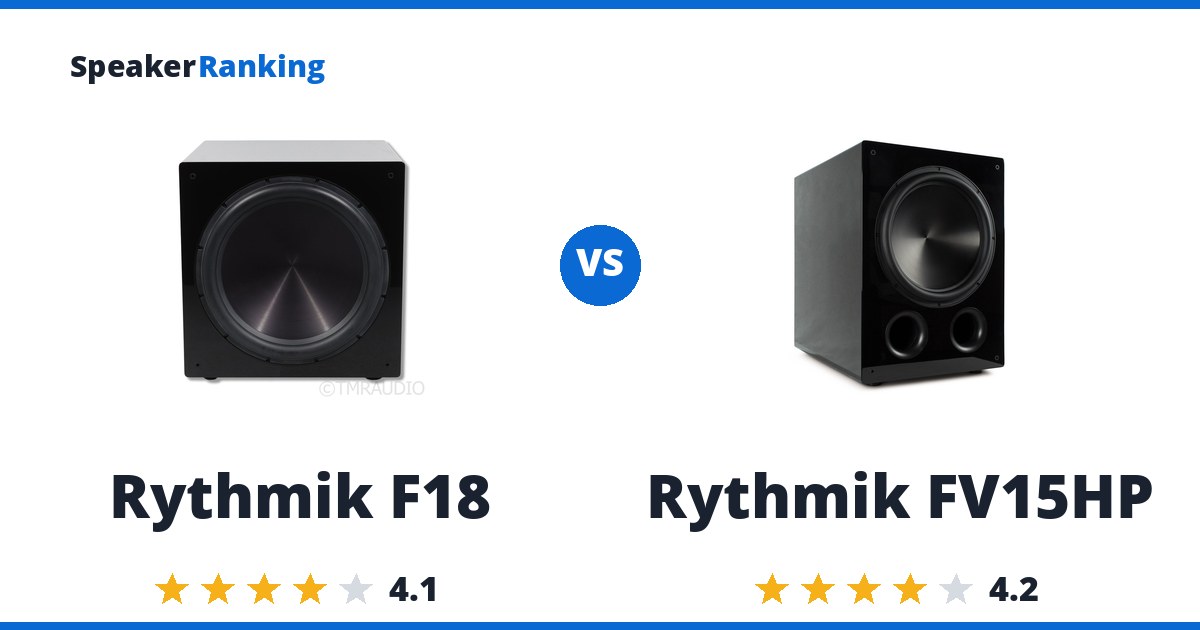 Rythmik F18 vs Rythmik FV15HP