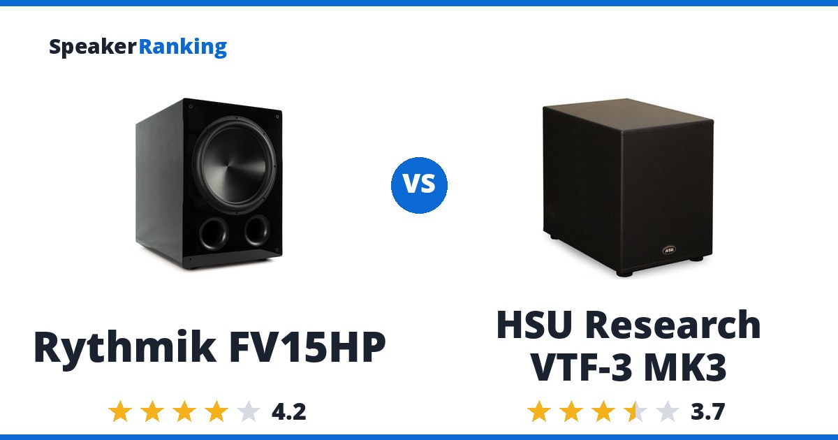 Rythmik FV15HP vs HSU Research VTF-3 MK3
