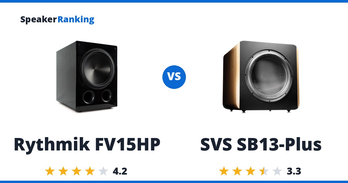 Rythmik FV15HP vs SVS SB13-Plus