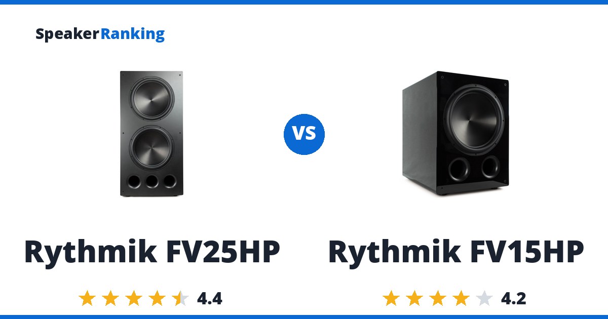 Rythmik FV25HP vs Rythmik FV15HP