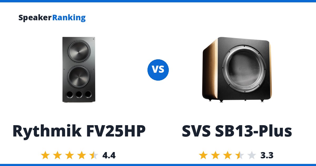 Rythmik FV25HP vs SVS SB13-Plus