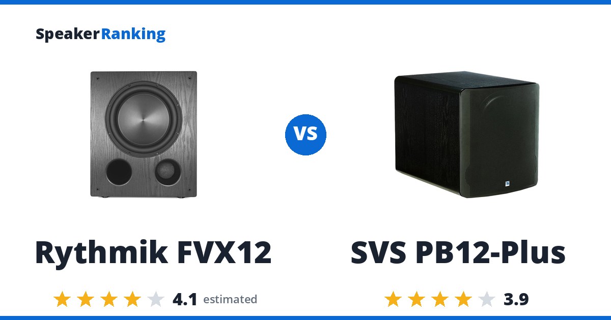 Rythmik FVX12 vs SVS PB12-Plus