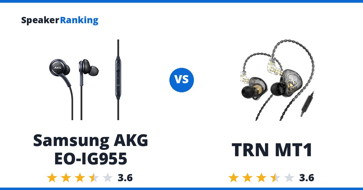 Samsung AKG EO-IG955 vs TRN MT1