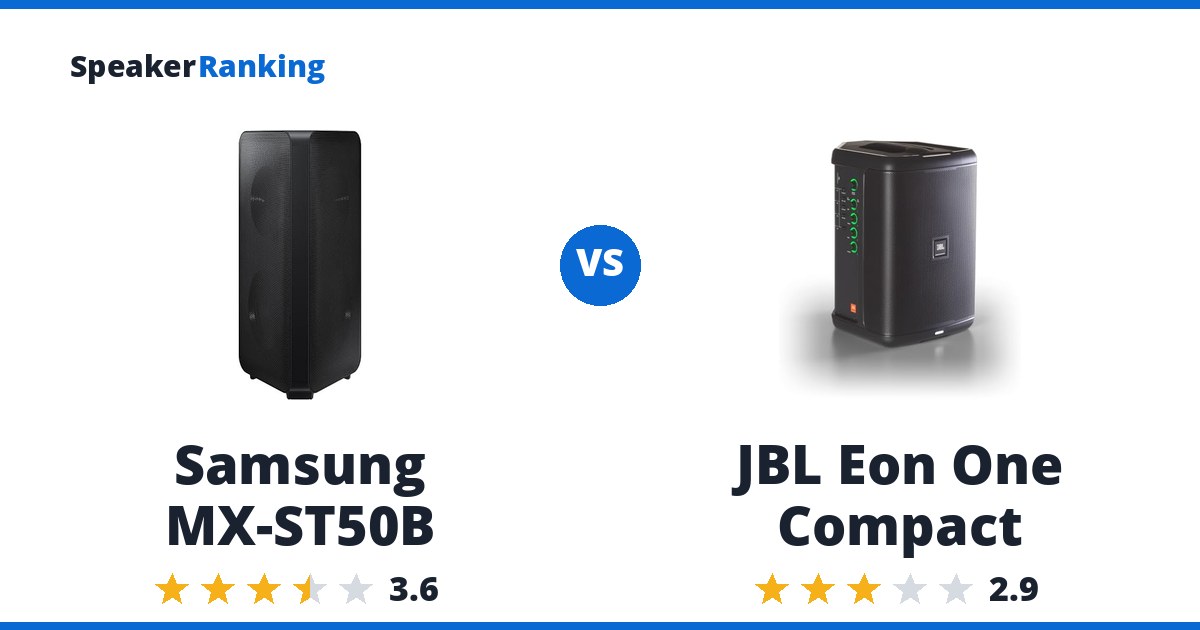 Samsung MX-ST50B vs JBL Eon One Compact