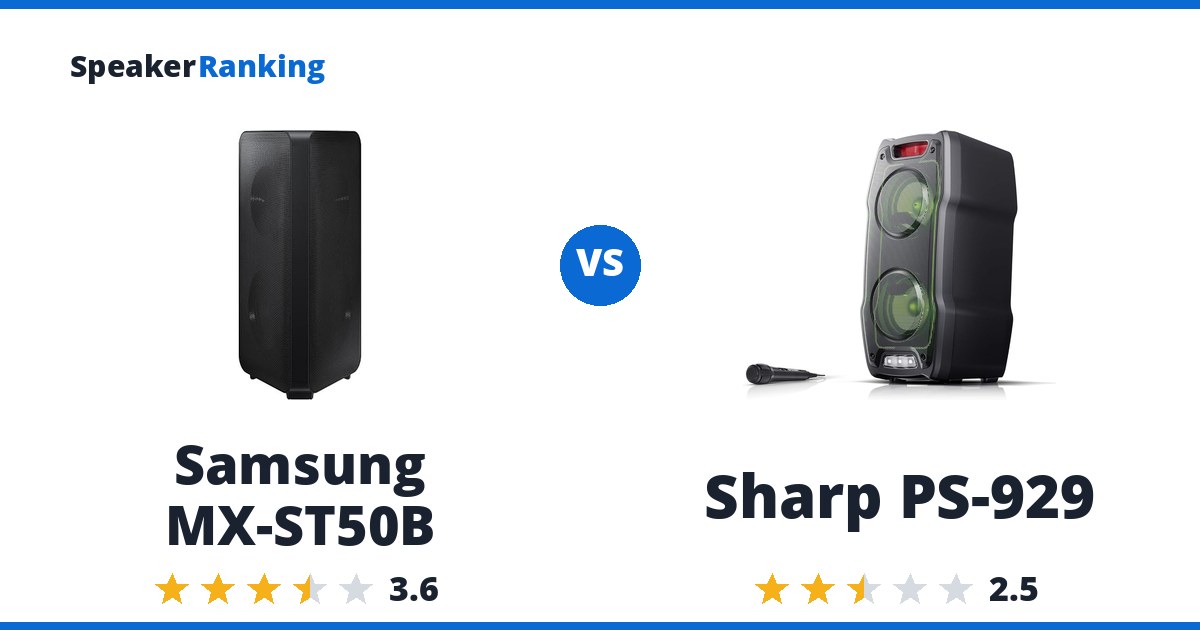 Samsung MX-ST50B vs Sharp PS-929
