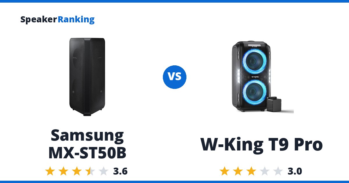 Samsung MX-ST50B vs W-King T9 Pro