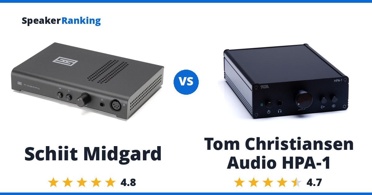 Schiit Midgard vs Tom Christiansen Audio HPA-1