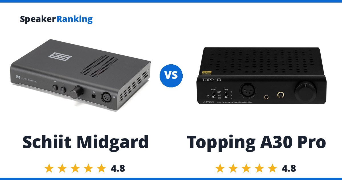 Schiit Midgard vs Topping A30 Pro