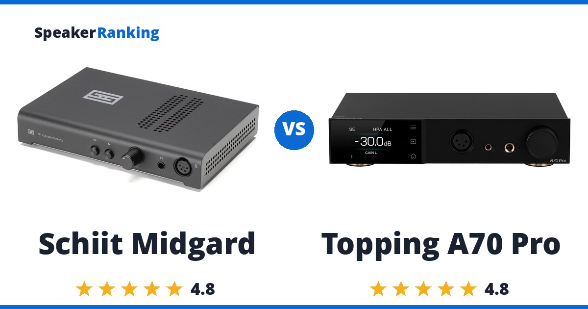 Schiit Midgard vs Topping A70 Pro