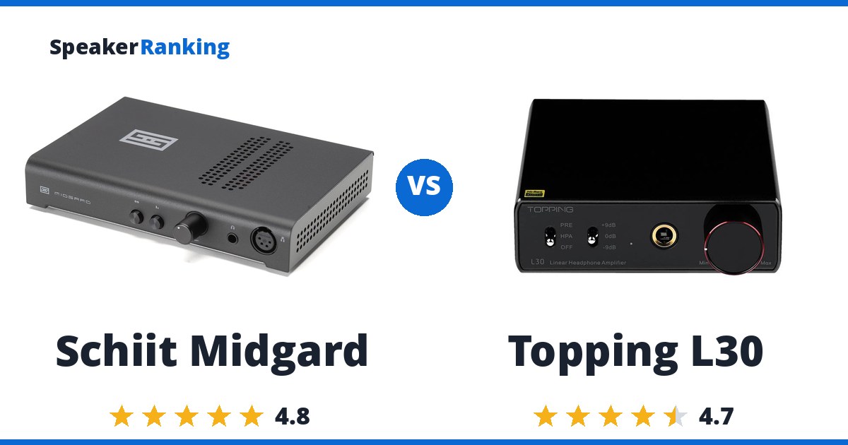 Schiit Midgard vs Topping L30