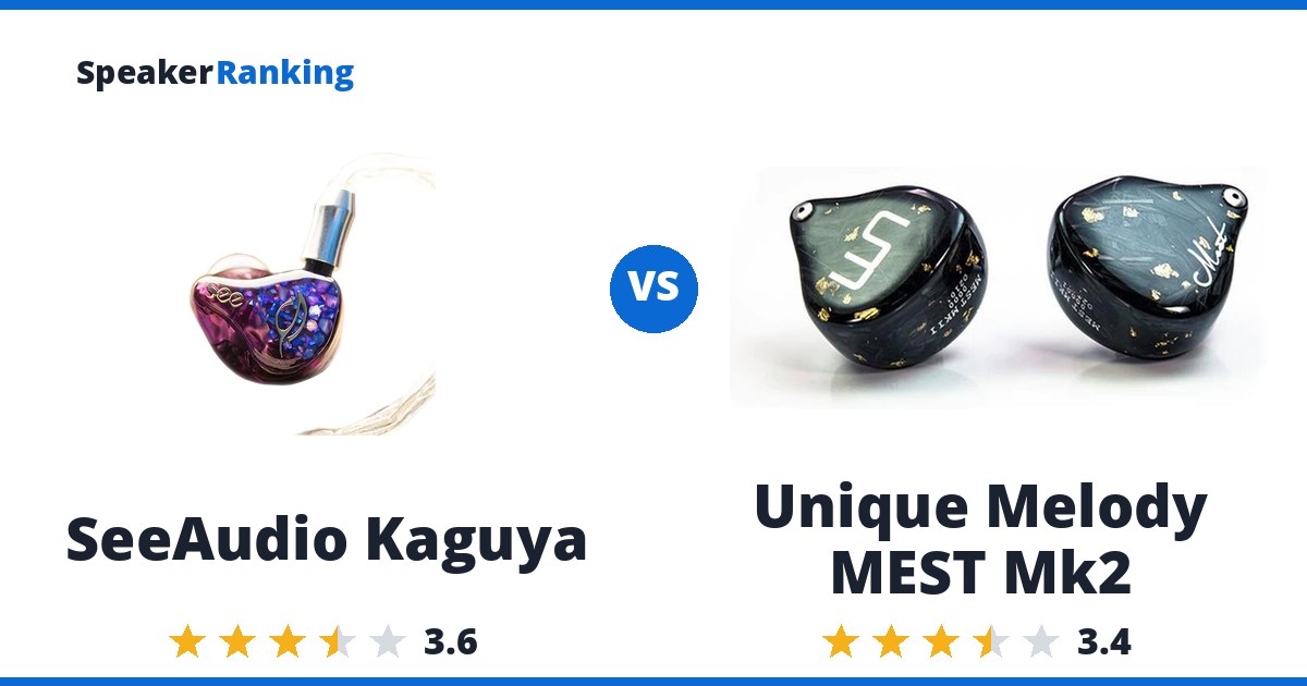 SeeAudio Kaguya vs Unique Melody MEST Mk2