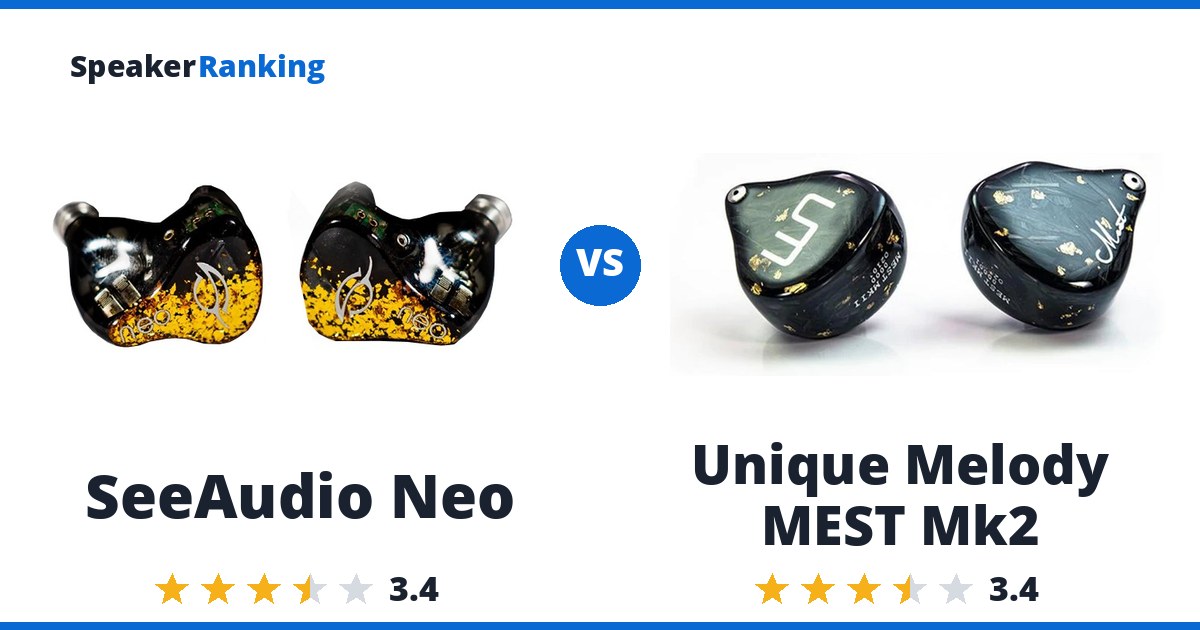 SeeAudio Neo vs Unique Melody MEST Mk2