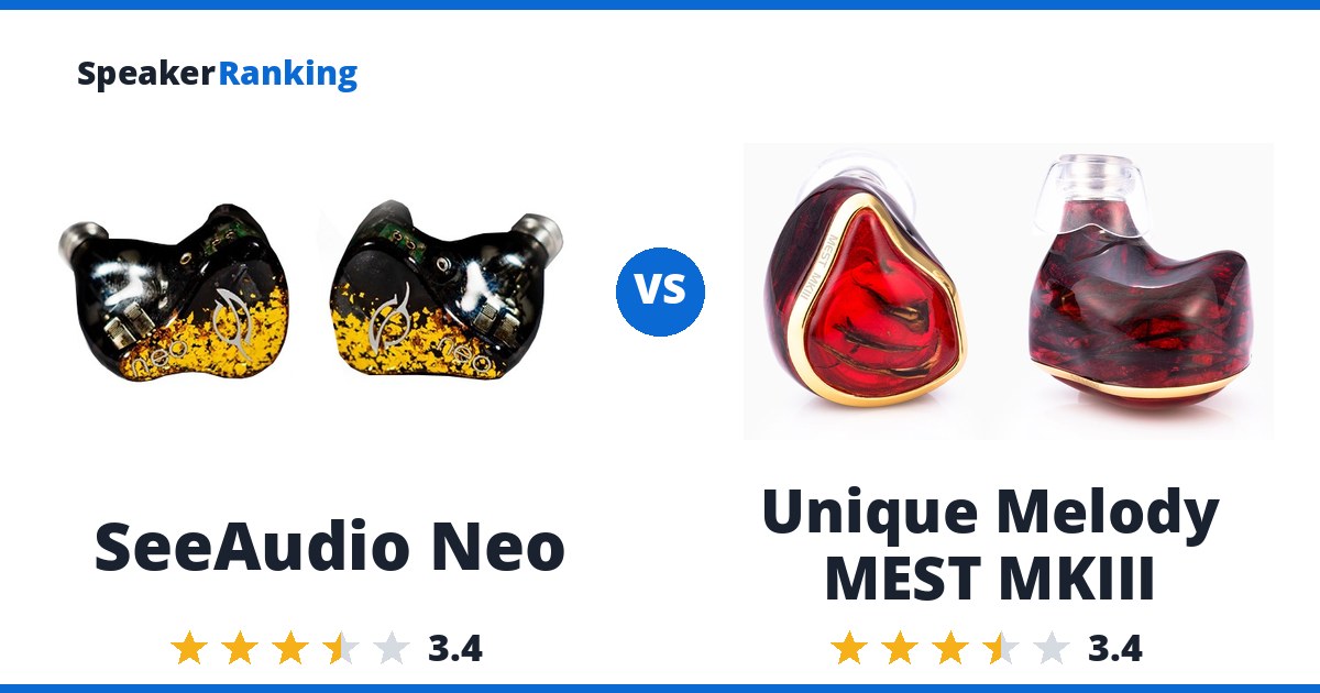 SeeAudio Neo vs Unique Melody MEST MKIII