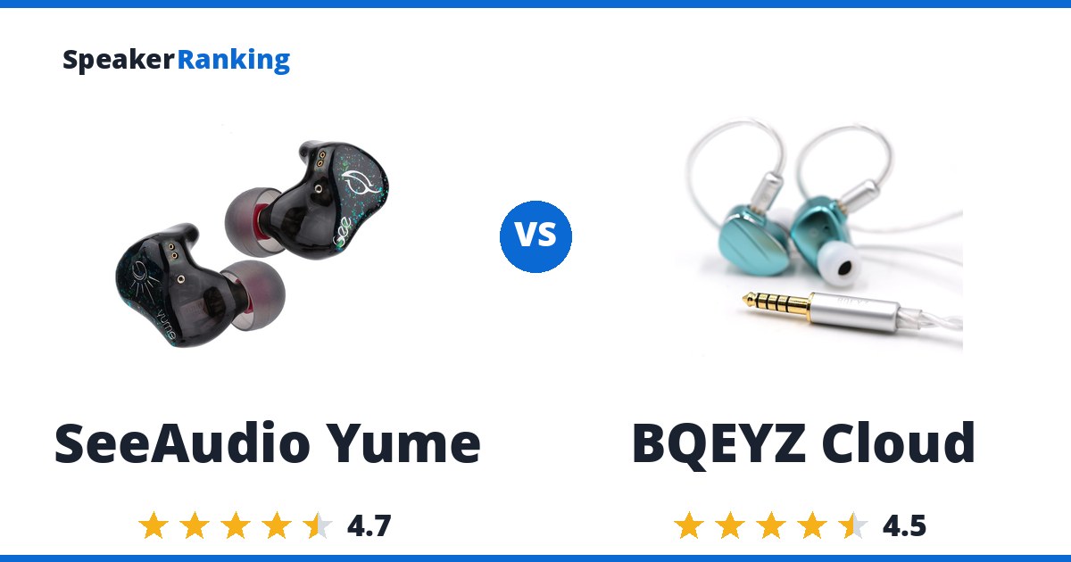 SeeAudio Yume vs BQEYZ Cloud