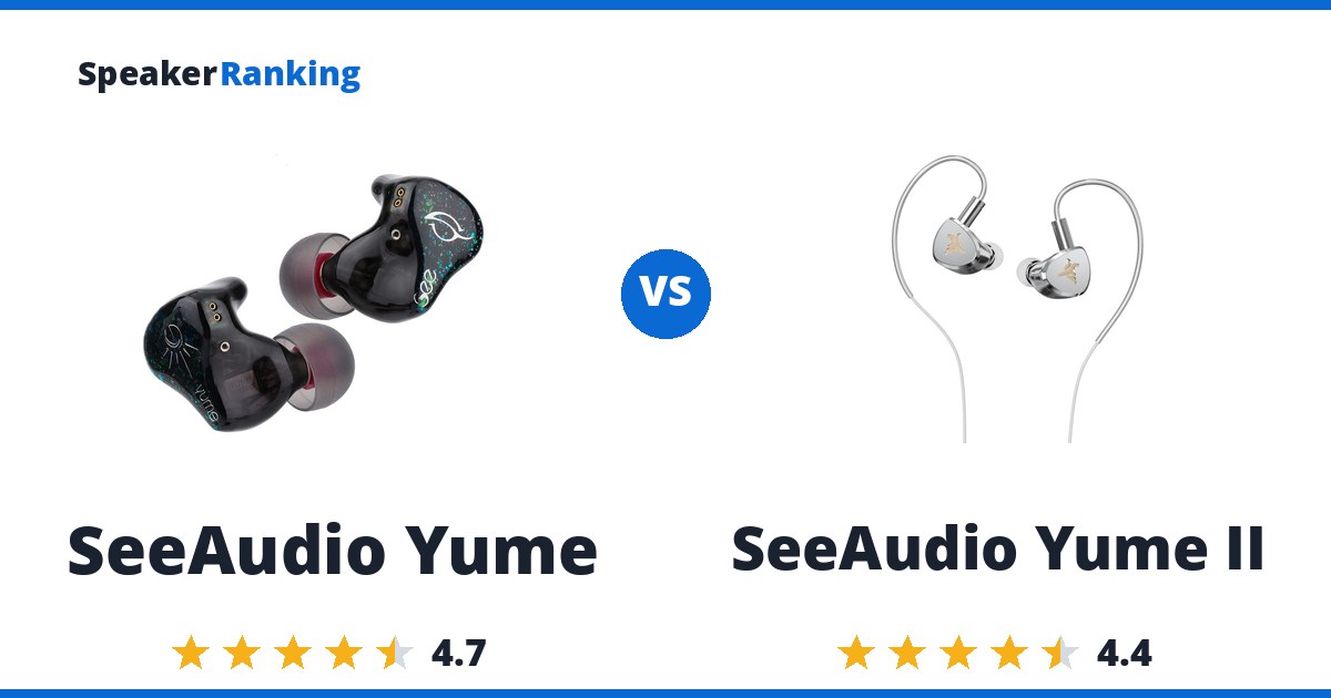 SeeAudio Yume vs SeeAudio Yume II