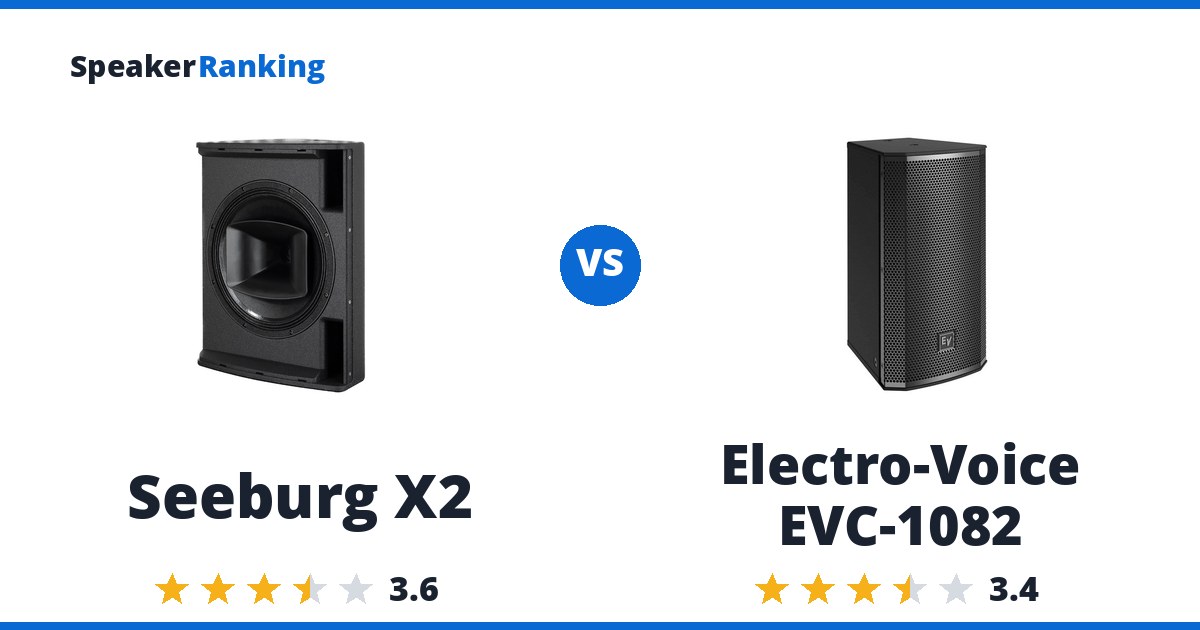 Seeburg X2 vs Electro-Voice EVC-1082