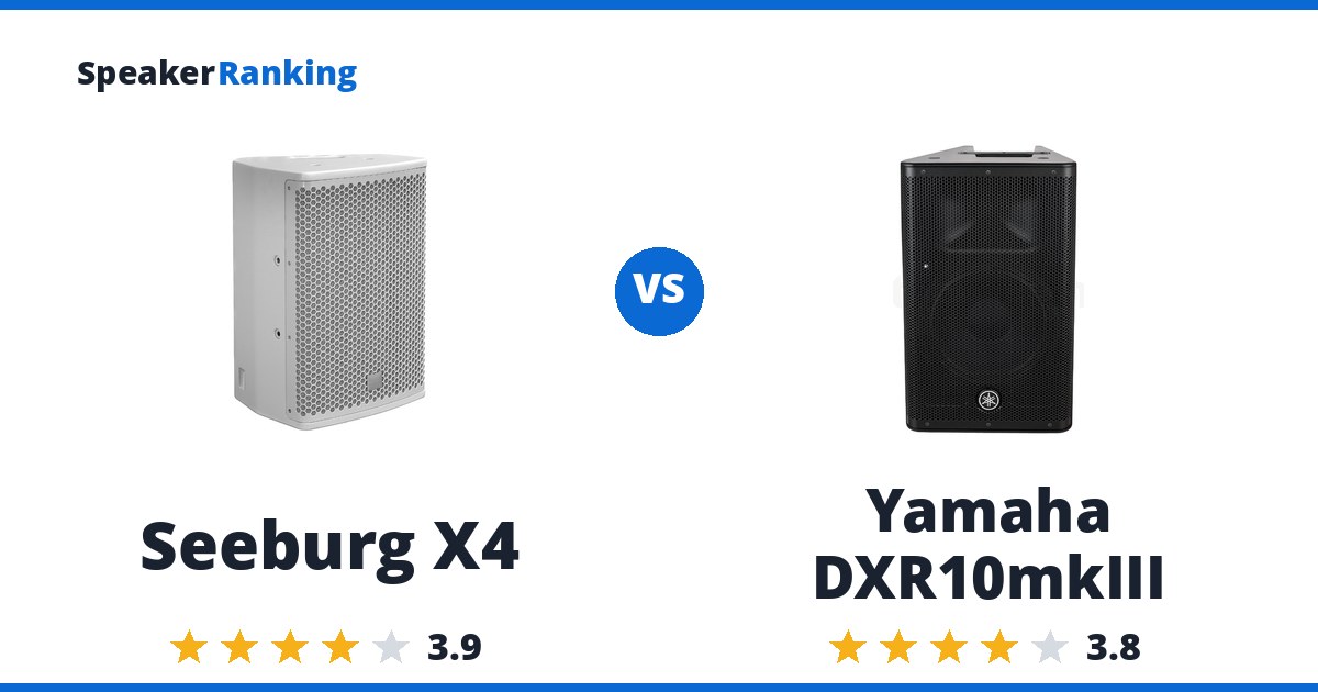 Seeburg X4 vs Yamaha DXR10mkIII
