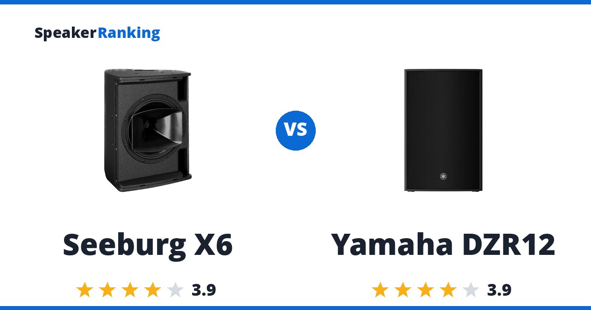 Seeburg X6 vs Yamaha DZR12
