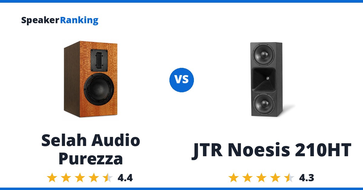 Selah Audio Purezza vs JTR Noesis 210HT