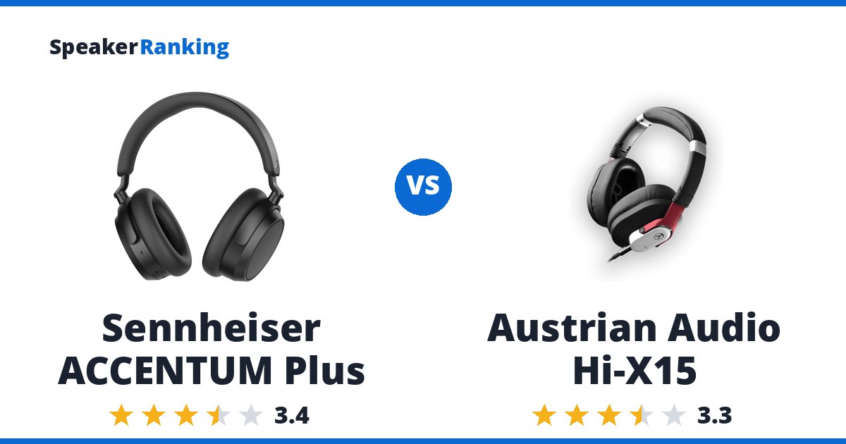Sennheiser ACCENTUM Plus vs Austrian Audio Hi-X15