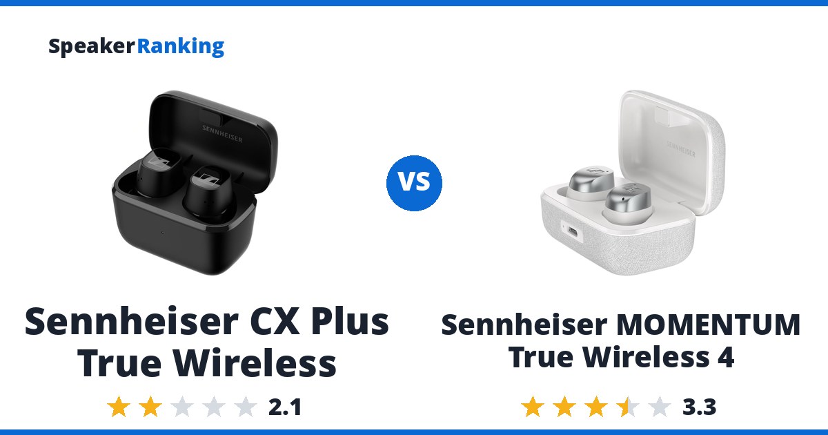 Sennheiser CX Plus True Wireless vs Sennheiser MOMENTUM True Wireless 4