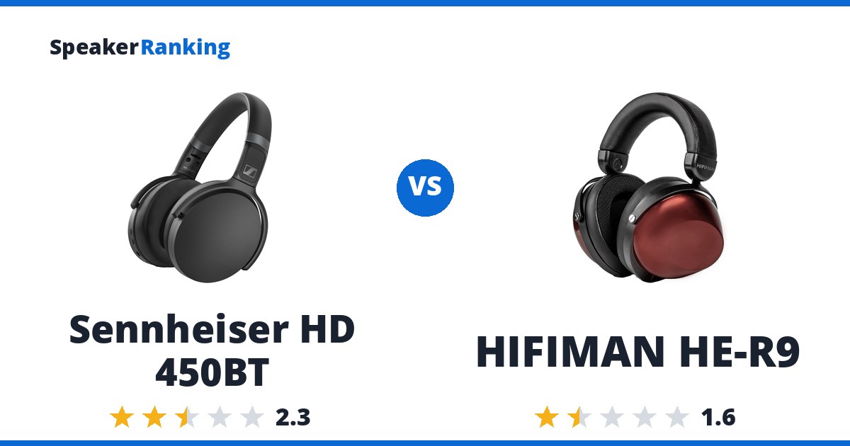 Sennheiser HD 450BT vs HIFIMAN HE-R9