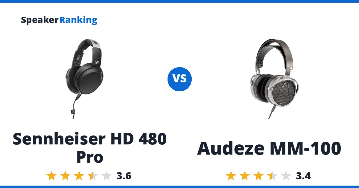 Sennheiser HD 480 Pro vs Audeze MM-100