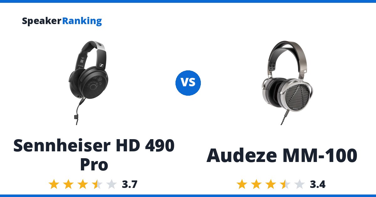 Sennheiser HD 490 Pro vs Audeze MM-100
