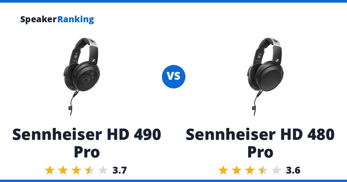 Sennheiser HD 490 Pro vs Sennheiser HD 480 Pro