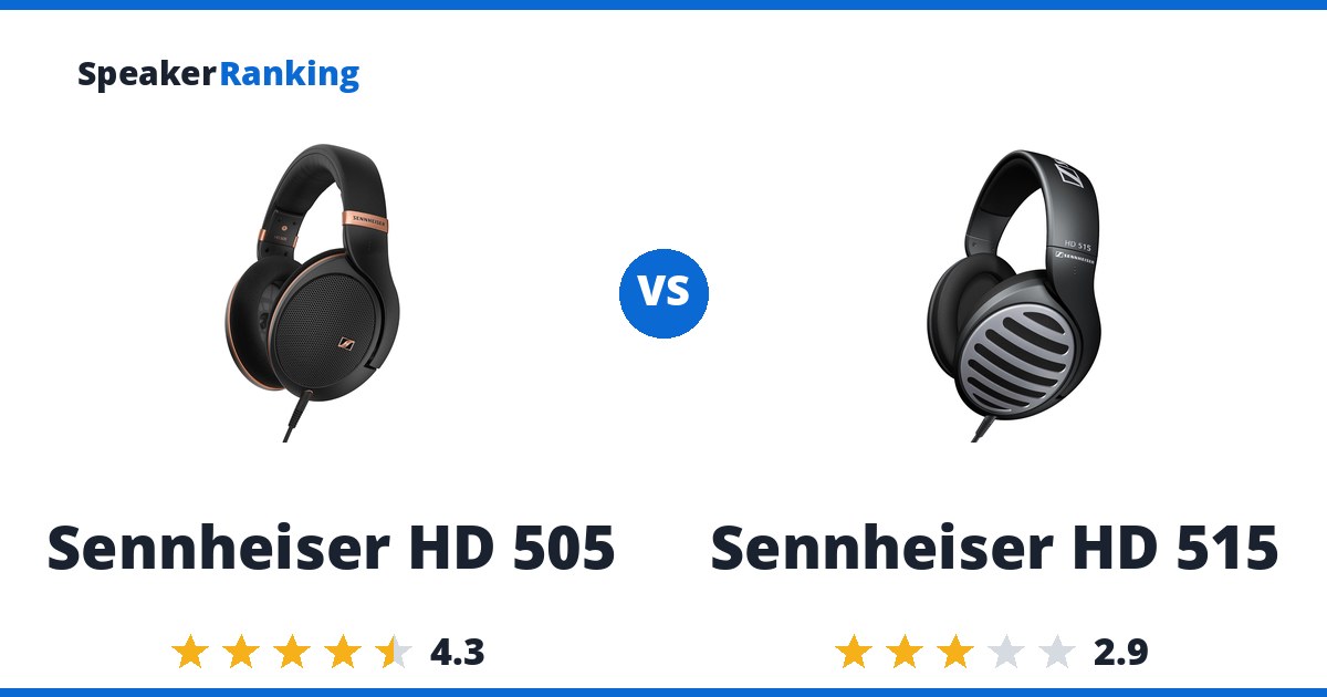 Sennheiser HD 505 vs Sennheiser HD 515