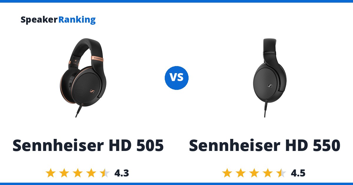 Sennheiser HD 505 vs Sennheiser HD 550