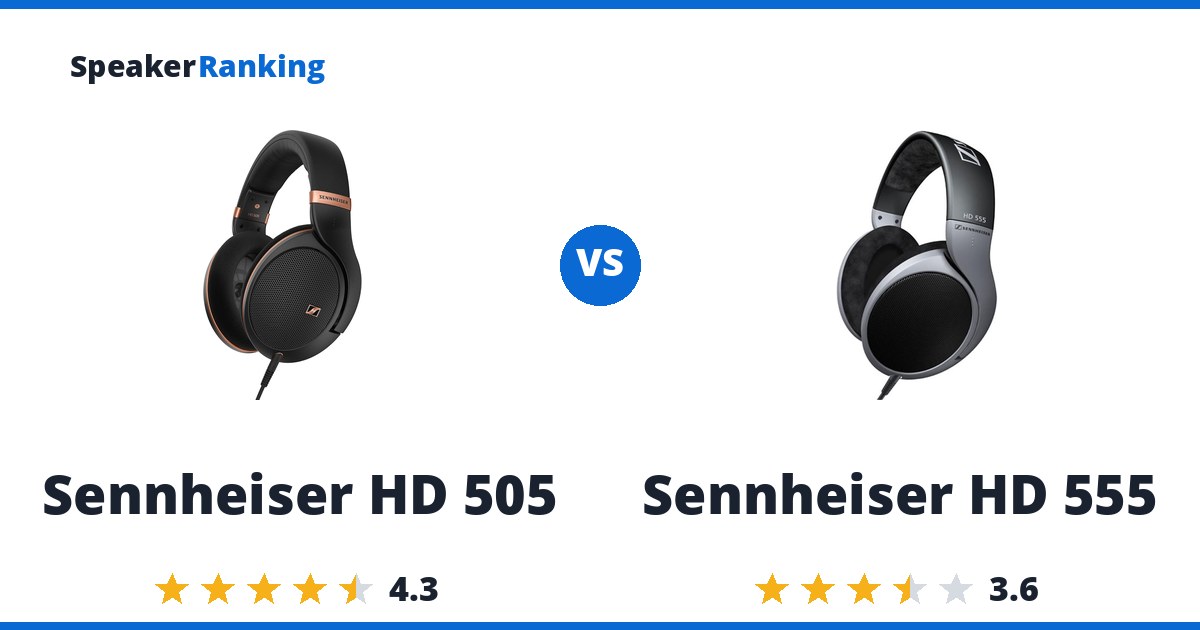 Sennheiser HD 505 vs Sennheiser HD 555