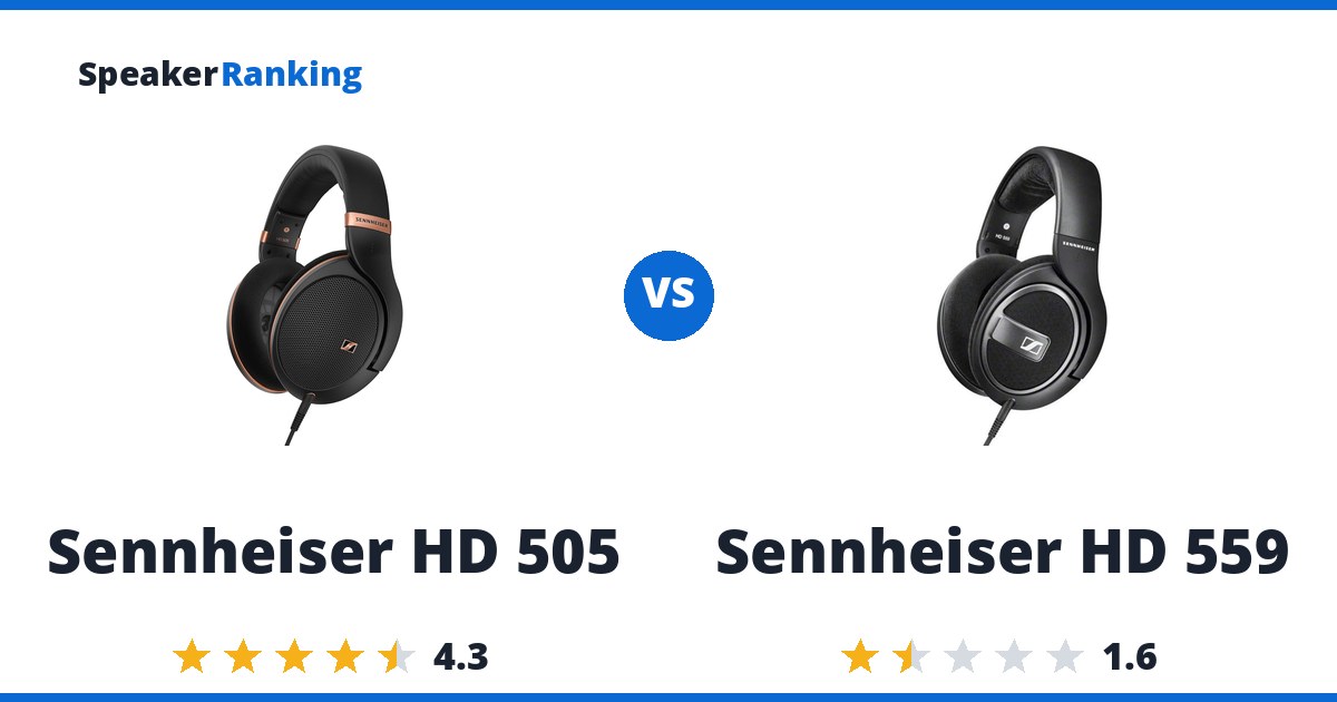 Sennheiser HD 505 vs Sennheiser HD 559
