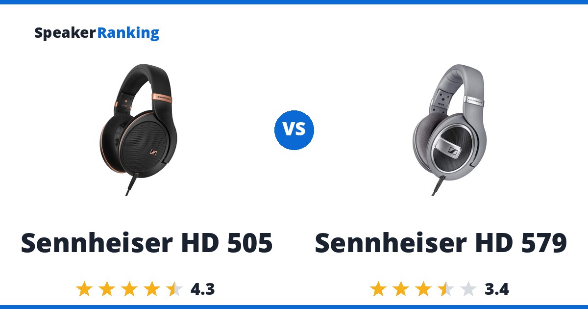 Sennheiser HD 505 vs Sennheiser HD 579