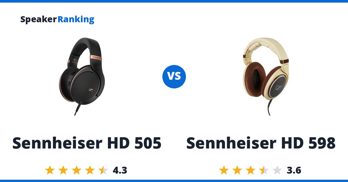 Sennheiser HD 505 vs Sennheiser HD 598