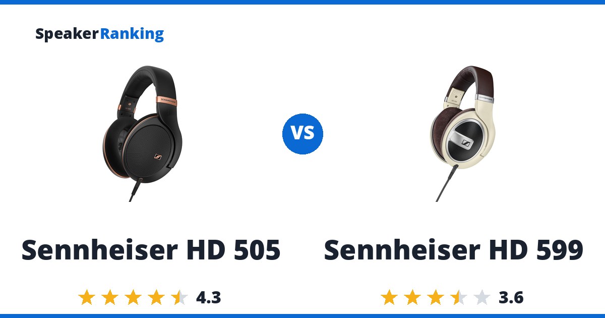 Sennheiser HD 505 vs Sennheiser HD 599
