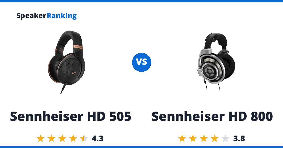Sennheiser HD 505 vs Sennheiser HD 800