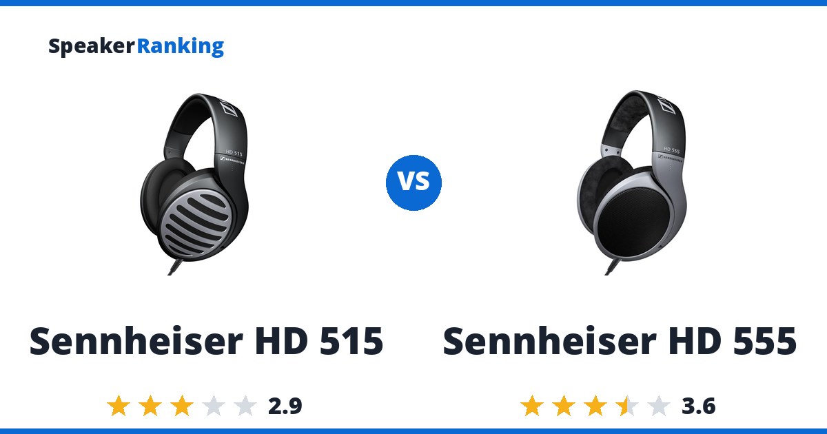 Sennheiser HD 515 vs Sennheiser HD 555