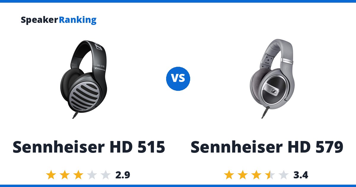 Sennheiser HD 515 vs Sennheiser HD 579